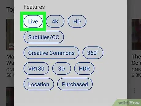 Image titled Find Live Streams on YouTube Step 5