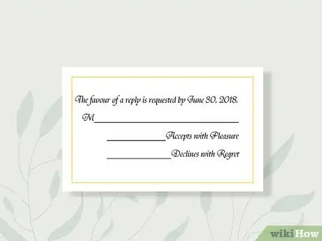 Image titled Address Wedding Invitations Without an Inner Envelope Step 12