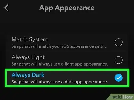 Image titled Get Dark Mode on Snapchat Step 5