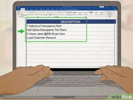 Image titled Write an Estimate Step 12