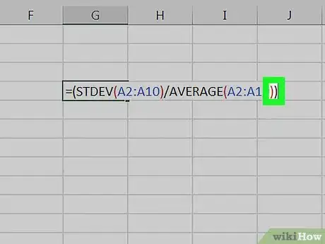 Image titled Calculate RSD in Excel Step 7