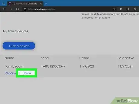 Image titled Remove a Roku Account from a TV Step 2