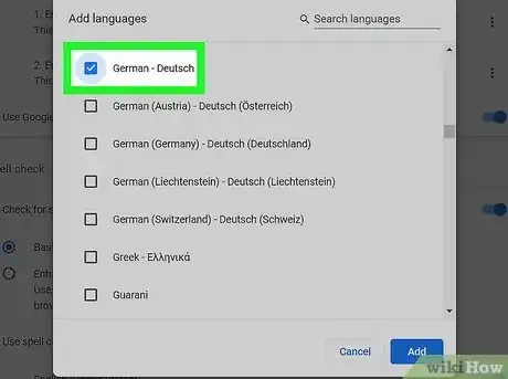 Image titled Change the Default Language in Google Chrome Step 12