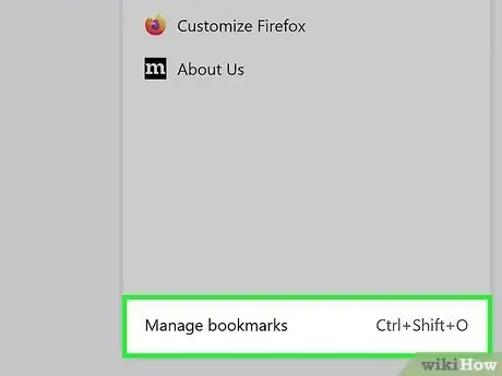 Image titled Import Bookmarks in Firefox Step 2