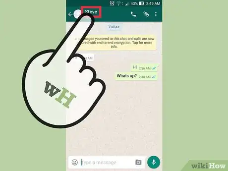 Image titled Chat Securely on WhatsApp Step 6