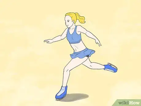 Image titled Do a One Foot Spin in Figure Skating Step 1