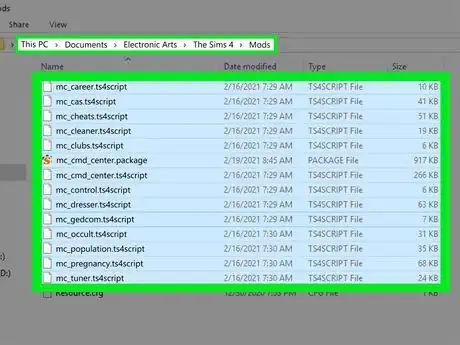 Image titled Sims 4 MCCC in Mods Folder