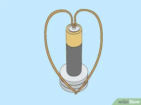 Image titled Make an Engine from a Battery, Wire and a Magnet Step 9