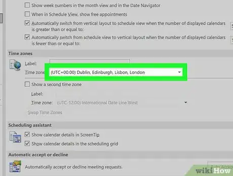 Image titled Change the Time Zone in Outlook Step 5