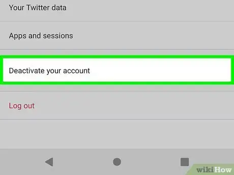 Image titled Deactivate a Twitter Account Step 5