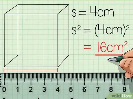 Image titled Find the Surface Area of a Cube Step 2