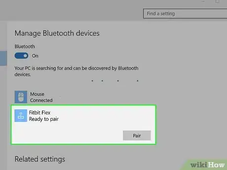 Image titled Set Up a Fitbit Flex Step 13