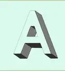 Draw Shadow Effect 3D Block Letters