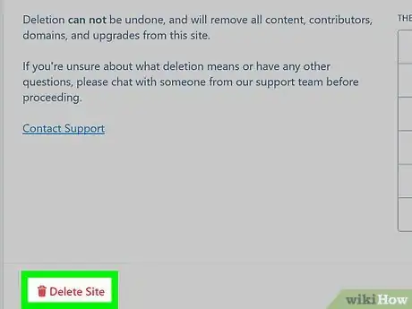 Image titled Delete a WordPress.Com Blog Step 14