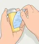 Remove a Paper Label from a Plastic Prescription Bottle