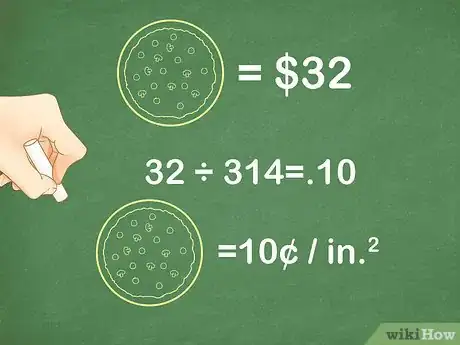 Image titled Figure Cost Per Square Inch of Pizza Step 6