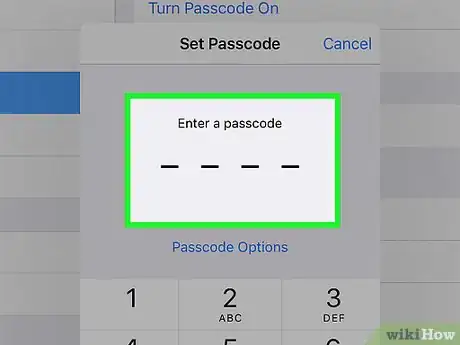 Image titled Set a Passcode on the iPad Step 5