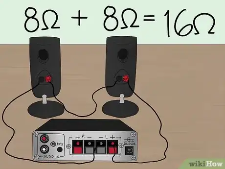 Image titled Power Two Speakers with a One Channel Amp Step 1