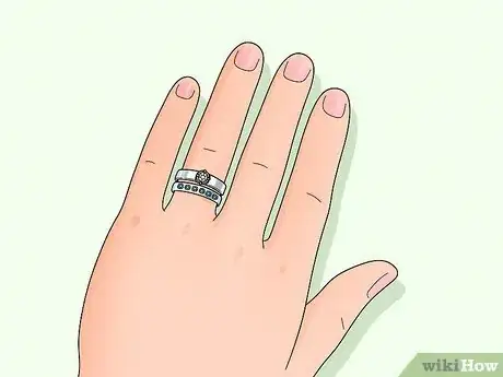 Image titled Wear an Engagement Ring Step 3