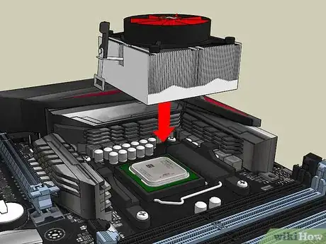 Image titled Install a CPU Cooler in an AMD Motherboard Step 7