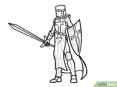 Image titled Draw a Knight Step 7