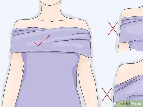 Image titled Keep Off Shoulder Tops in Place Step 1