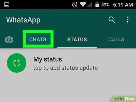 Image titled Ignore Messages on WhatsApp on Android Step 2