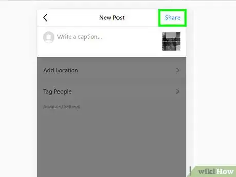 Image titled Post Pictures on Instagram from Your Computer Step 13