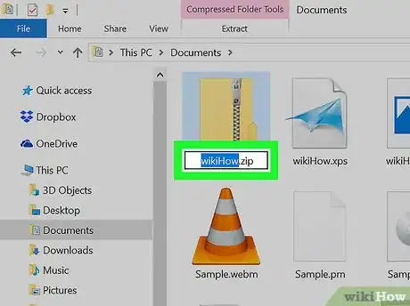 Image titled Create a Zip File in Windows Step 7