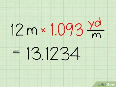 Image titled Convert Meters to Yards Step 2