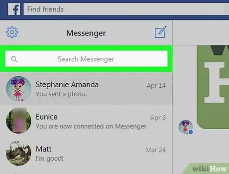 Image titled Search on Facebook Messenger on a PC or Mac Step 4