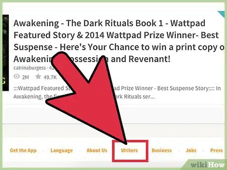 Image titled Post Stories on Wattpad Step 1