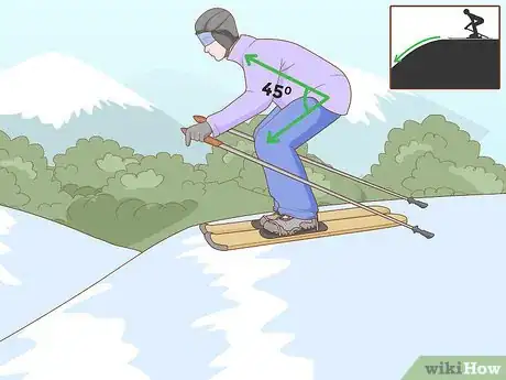 Image titled Jump on Skis Step 1