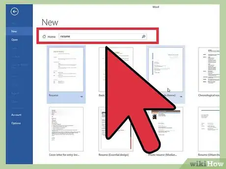 Image titled Create a Resume in Microsoft Word Step 1