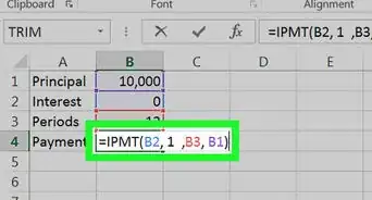 Calculate an Interest Payment Using Microsoft Excel