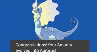 Evolve Amaura in Pokémon X and Y