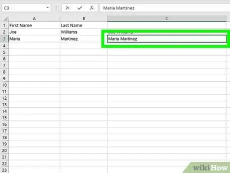 Image titled Combine Two Columns in Excel Step 5