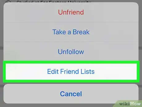 Image titled Edit Your Friends List on the Facebook App on iPhone or iPad Step 23