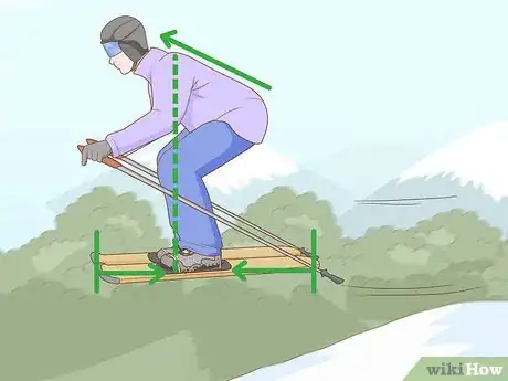 Image titled Jump on Skis Step 4