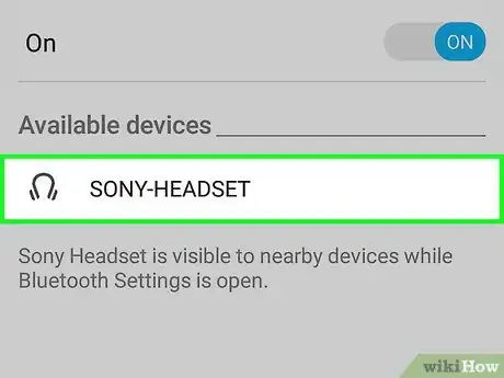 Image titled Pair a Cell Phone to a Bluetooth Headset Step 7