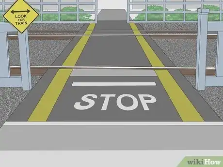 Image titled Cross a Railroad Crossing Step 12