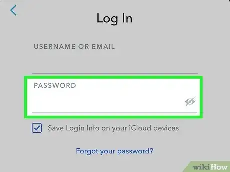 Image titled Log in to Snapchat Step 4