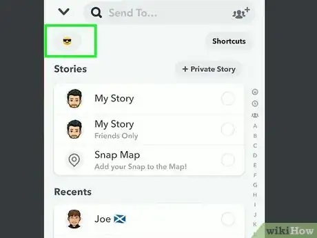 Image titled Make a Shortcut on Snapchat Step 12