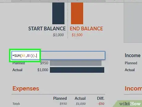 Image titled Make a Spreadsheet Step 39