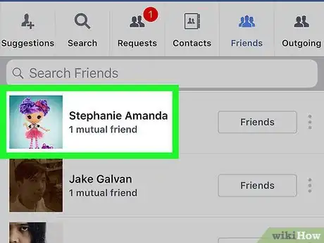 Image titled Edit Your Friends List on the Facebook App on iPhone or iPad Step 21