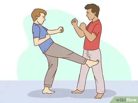 Image titled Use a Front Kick for Self Defense Step 11