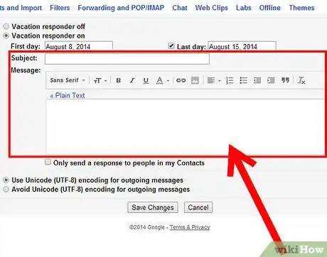 Image titled Create an Autoresponder for Gmail Step 6