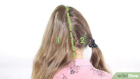 Image titled Make a Crown Braid Step 1