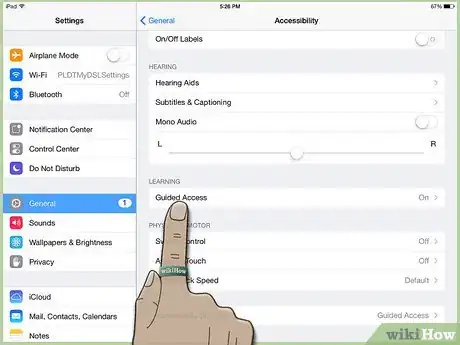 Image titled Use Guided Access to Disable Parts of an iPad Screen Step 3