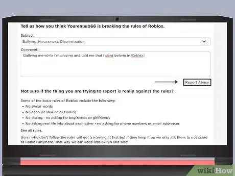 Image titled Report Someone on Roblox Step 13